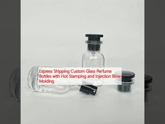 Ekspres Nakliye Özel Cam Parfüm Şişeleri Sıcak Damgalanma ve Enjeksiyon Blow Molding ile