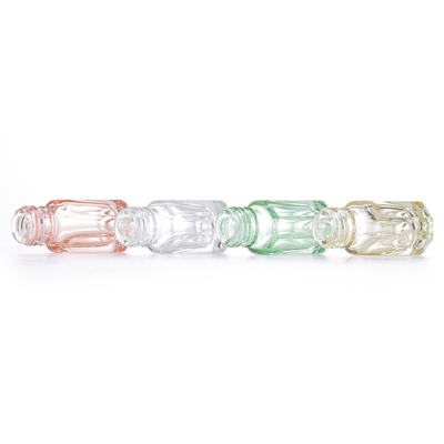 Best Glass Roller Bottles For Essential Oils Octagonal Detailed Painting Scene