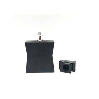 T - Shirt Shape Empty Refillable Perfume Bottles Transparent And Black Wth Screw Caps
