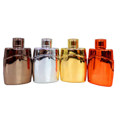 T - Shirt Shape Empty Refillable Perfume Bottles Transparent And Black Wth Screw Caps