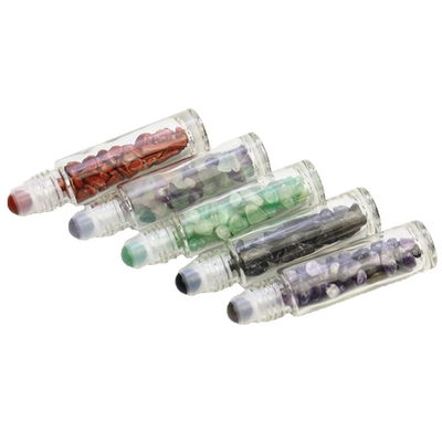 Bottle With Aluminum Cap 3ml Roll On Bottles Gemstone Roller Bottles Wholesale