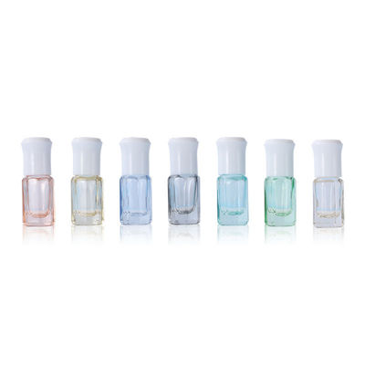 10ml 12ml Colored Star Anise Ball Bottle Glass Bead Colored Roller Bottles Eight Side Roll On Bottle