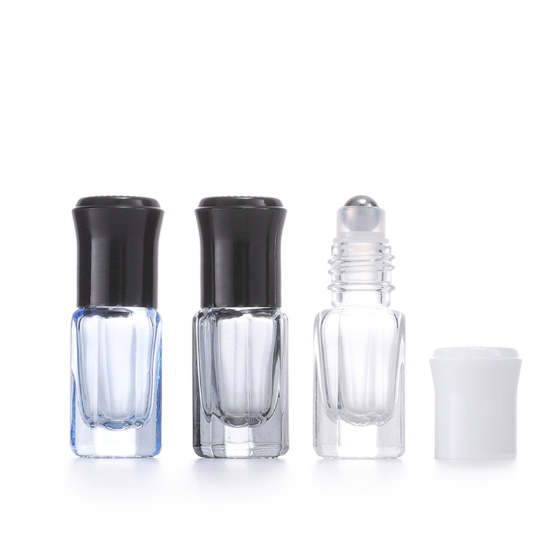 Best Glass Roller Bottles For Essential Oils Octagonal Detailed Painting Scene