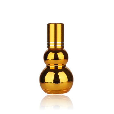 Lüks UV Altın Kabak Şeklinde Metal Rulo Topu Esansiyel Yağ Boş Rulo Şişeleri 50ml 100ml